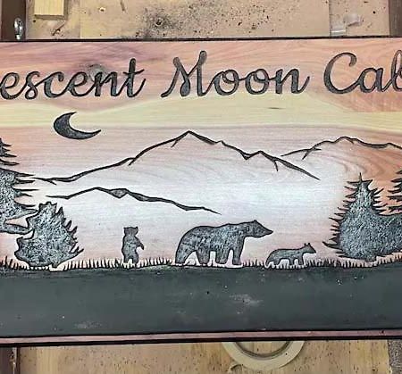הוילה סביירוויל Crescent Moon Cabin מראה חיצוני תמונה
