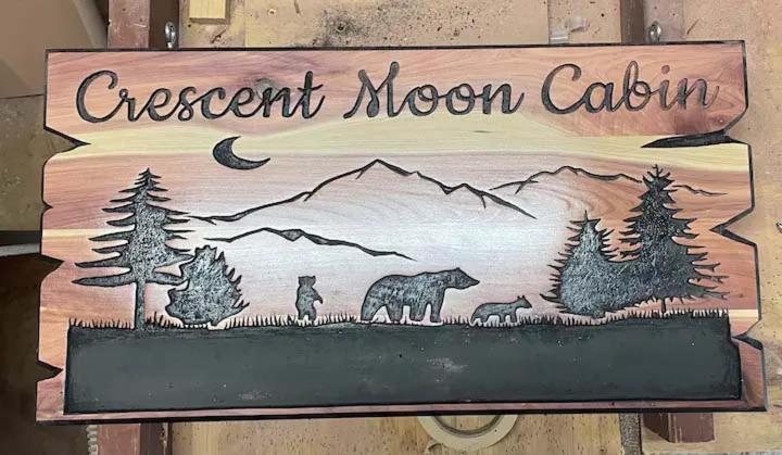 הוילה סביירוויל Crescent Moon Cabin מראה חיצוני תמונה